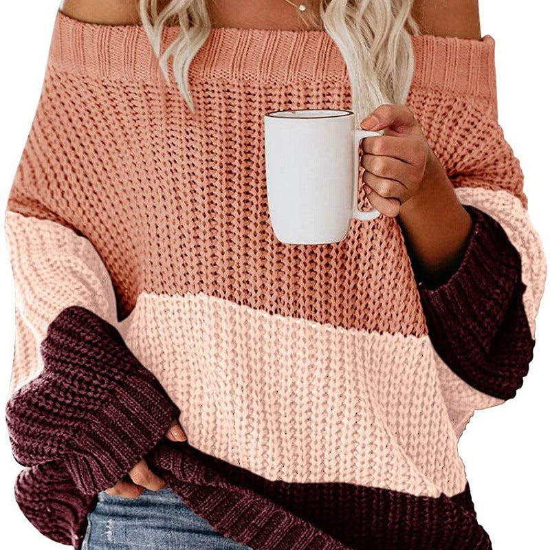 Berit - Off Shoulder Casual långärmad tröja