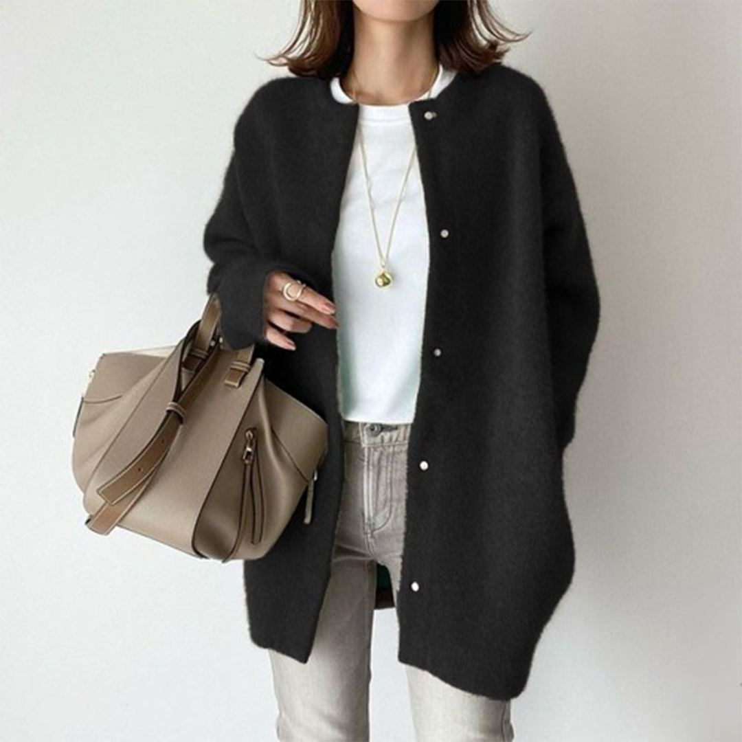 Ingrid - Klassisk mohair cardigan