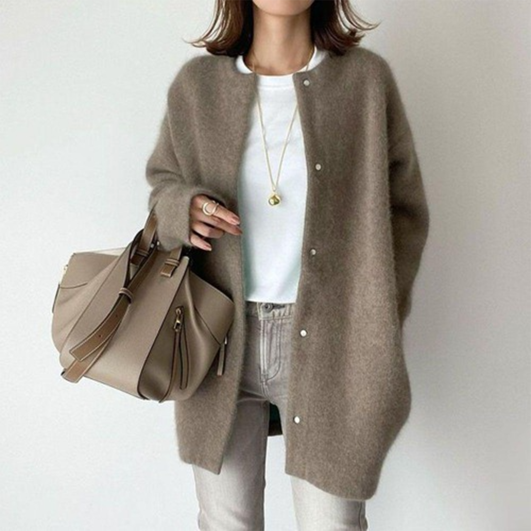 Ingrid - Klassisk mohair cardigan