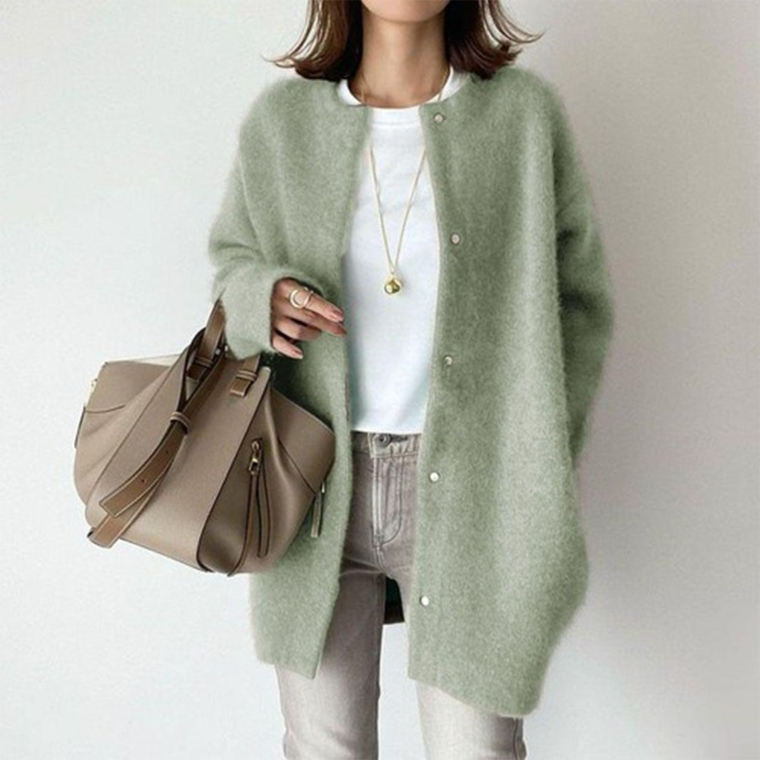 Ingrid - Klassisk mohair cardigan