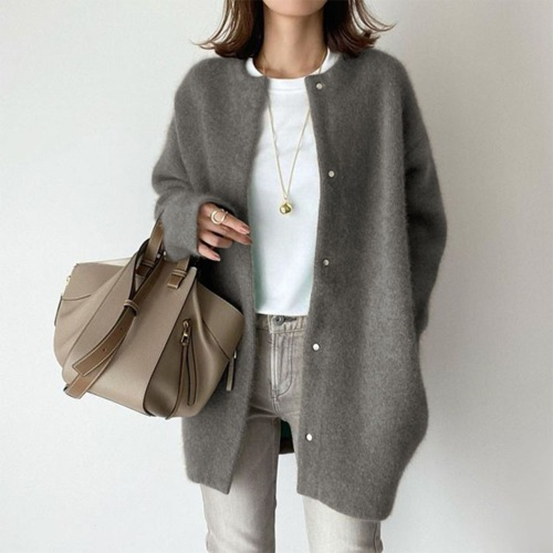 Ingrid - Klassisk mohair cardigan