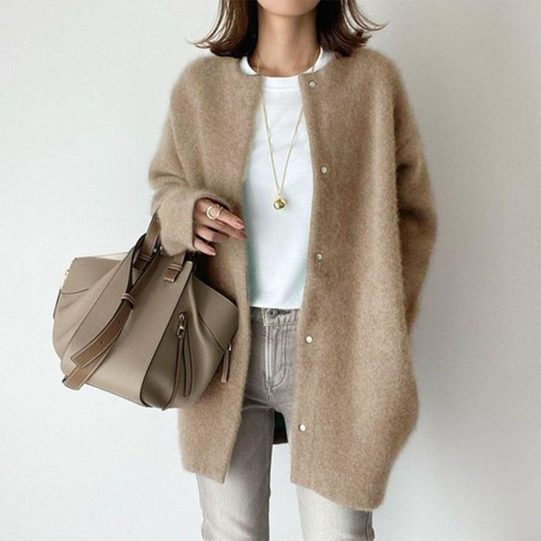 Ingrid - Klassisk mohair cardigan